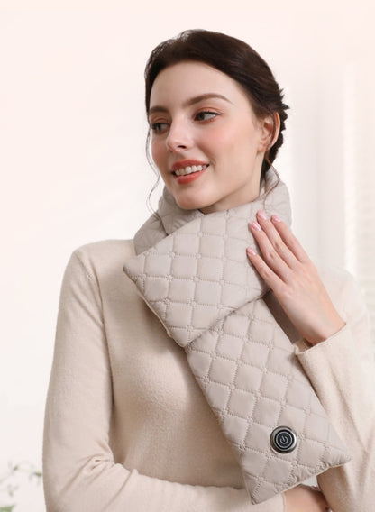 Electric Heating Scarf 3 Gear Heating Pads Outdoor Warm Heated Scarf USB Heater Thermal Shawl Neck Brace Warm Bib For Women Men CJ Dropshipping