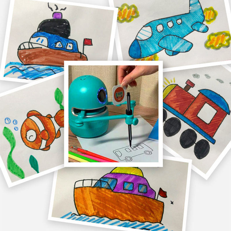 Painting Robot Kindergarten Children Students Good Find Store