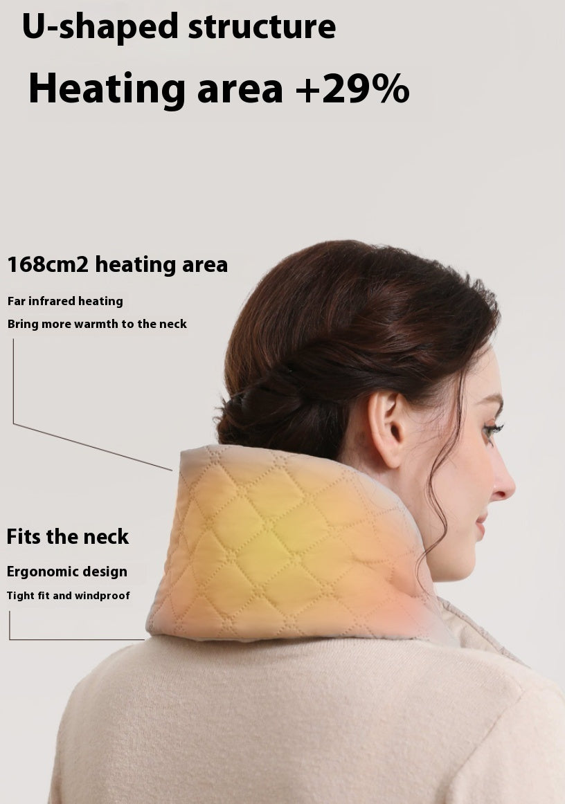 Electric Heating Scarf 3 Gear Heating Pads Outdoor Warm Heated Scarf USB Heater Thermal Shawl Neck Brace Warm Bib For Women Men CJ Dropshipping