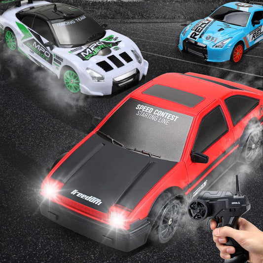 2.4G Drift Rc Car 4WD RC Drift Car Toy Remote Control GTR Model AE86 Vehicle Car RC Racing Car Toy For Children Christmas Gifts Good Find Store